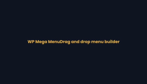 Title card for the WP Mega Menu drag and drop WordPress menu builder review on WPNeon