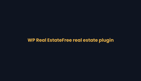 Title card for the free WordPress real estate plugin review on WPNeon